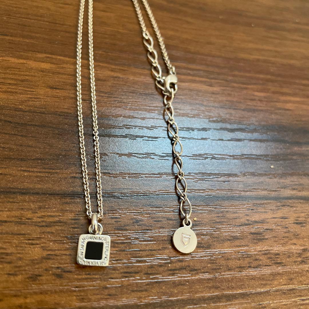 GARNI ガルニ シルバー ブラックオニキス ネックレス