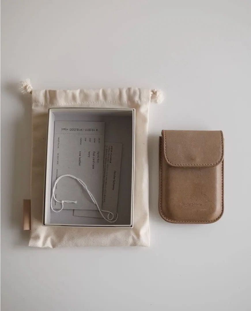 小物 hender scheme flap card case