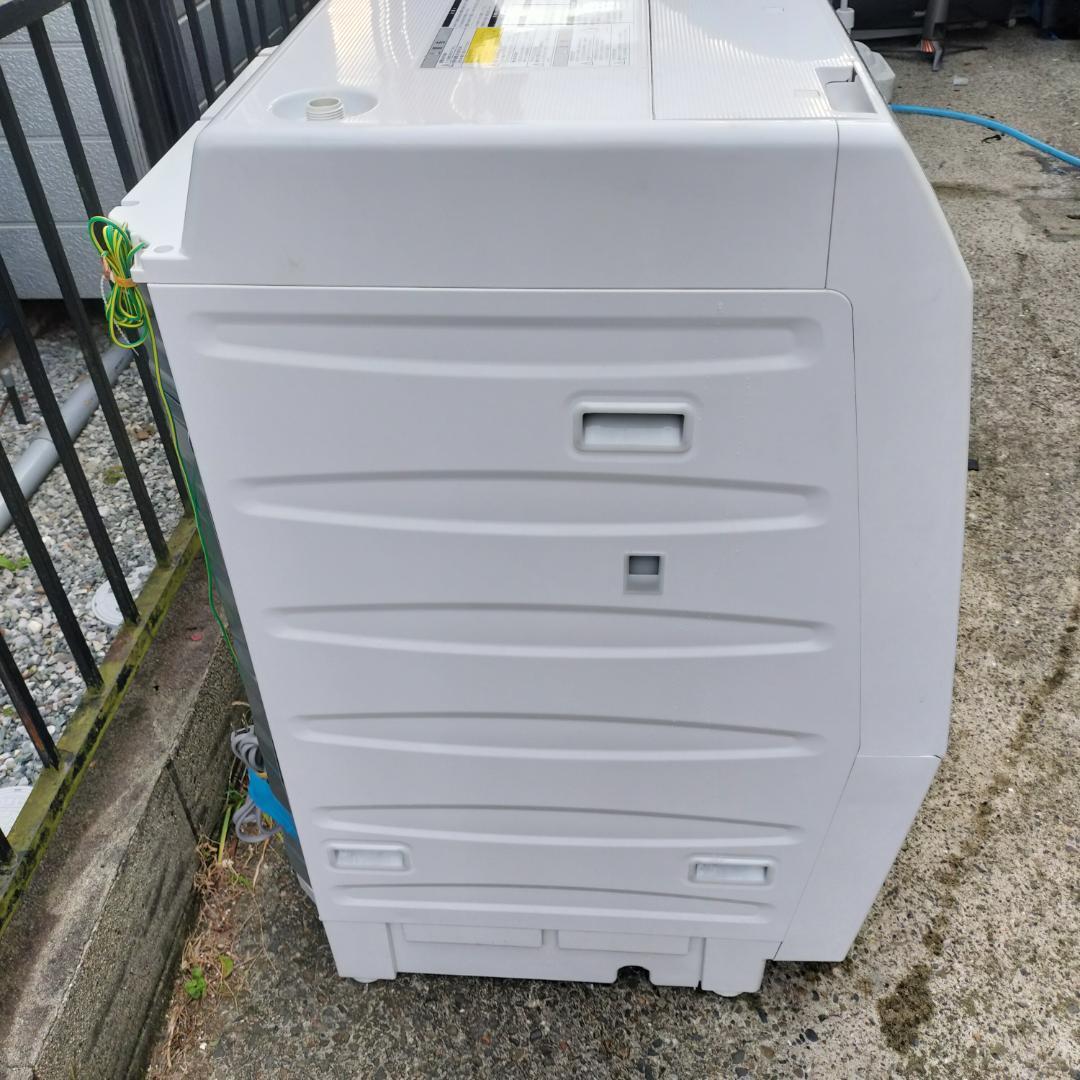 SHARP ドラム式洗濯機 本体 ES-H10E-WR ホワイト