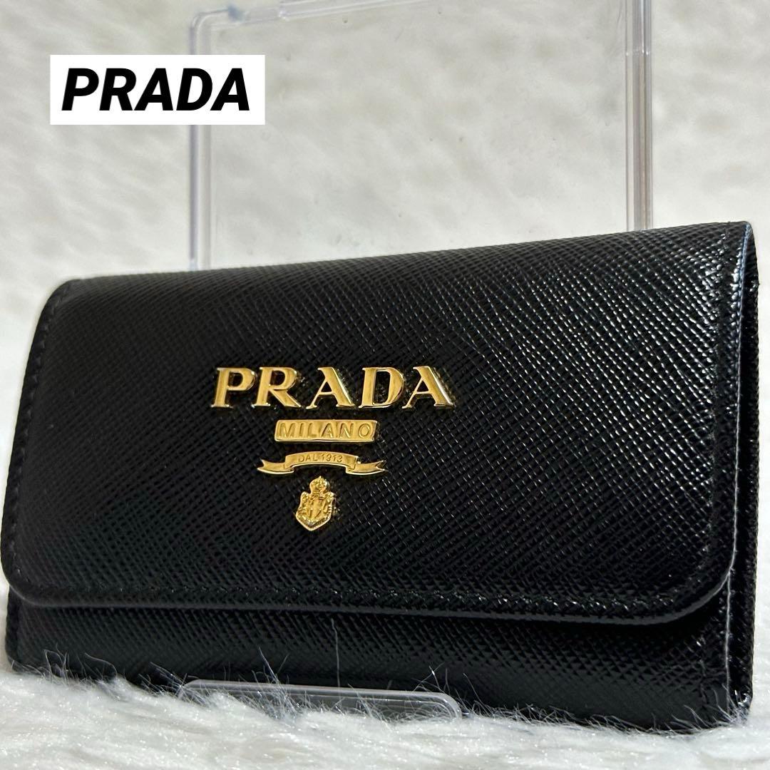 megane 未使用級✨PRADA キーケース 4連 サフィアーノ レザー
