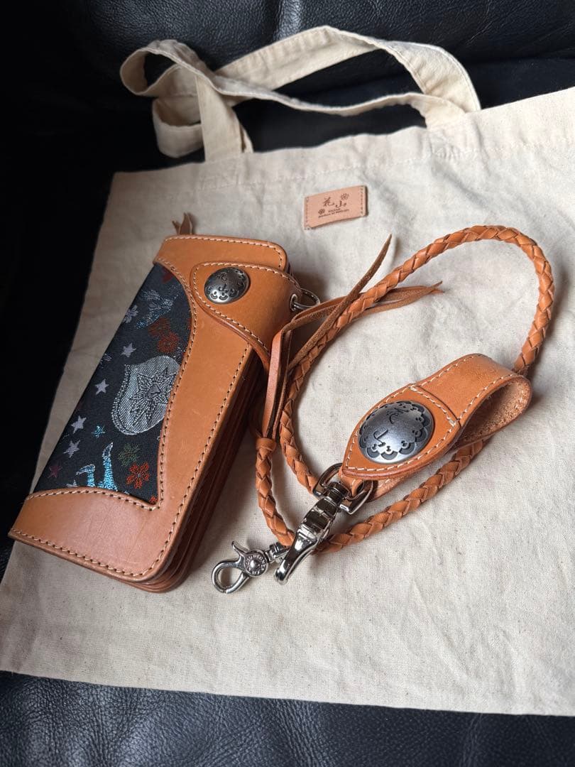 花山　長財布　KAZAN 超美品　ライダース　感謝価格DENGER