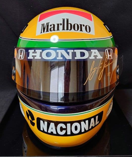 【プロフ必読】A.セナ レプリカヘルメット F1 1992年 鈴鹿仕様 極上品質