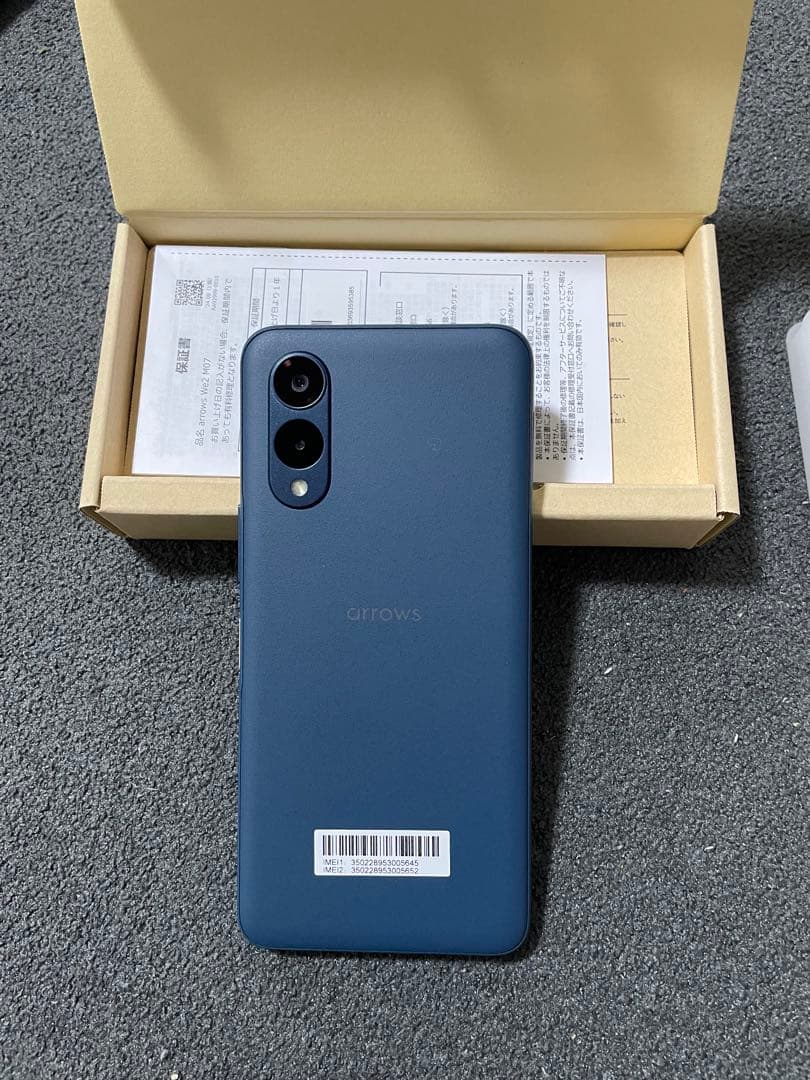 【未使用品/128GB/SIMフリー】arrows We2 128gb