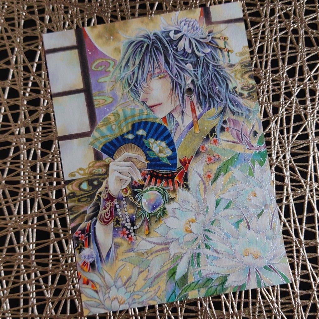 メ*ア様 手描きイラスト＊オリジナル【輝夜皇子】