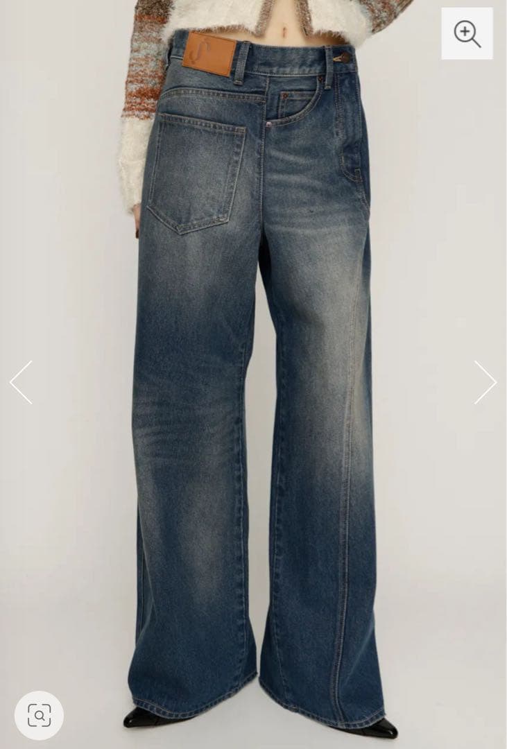 ３日までセールSLY BACK TO FRONT DENIM パンツ