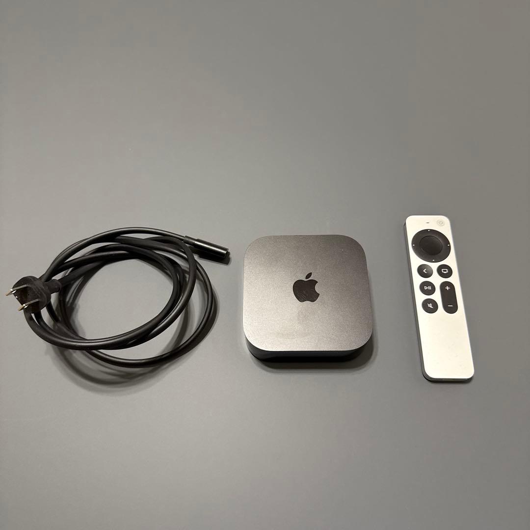 【Apple TV 4K 第3世代】本体 リモコン 電源ケーブル付き