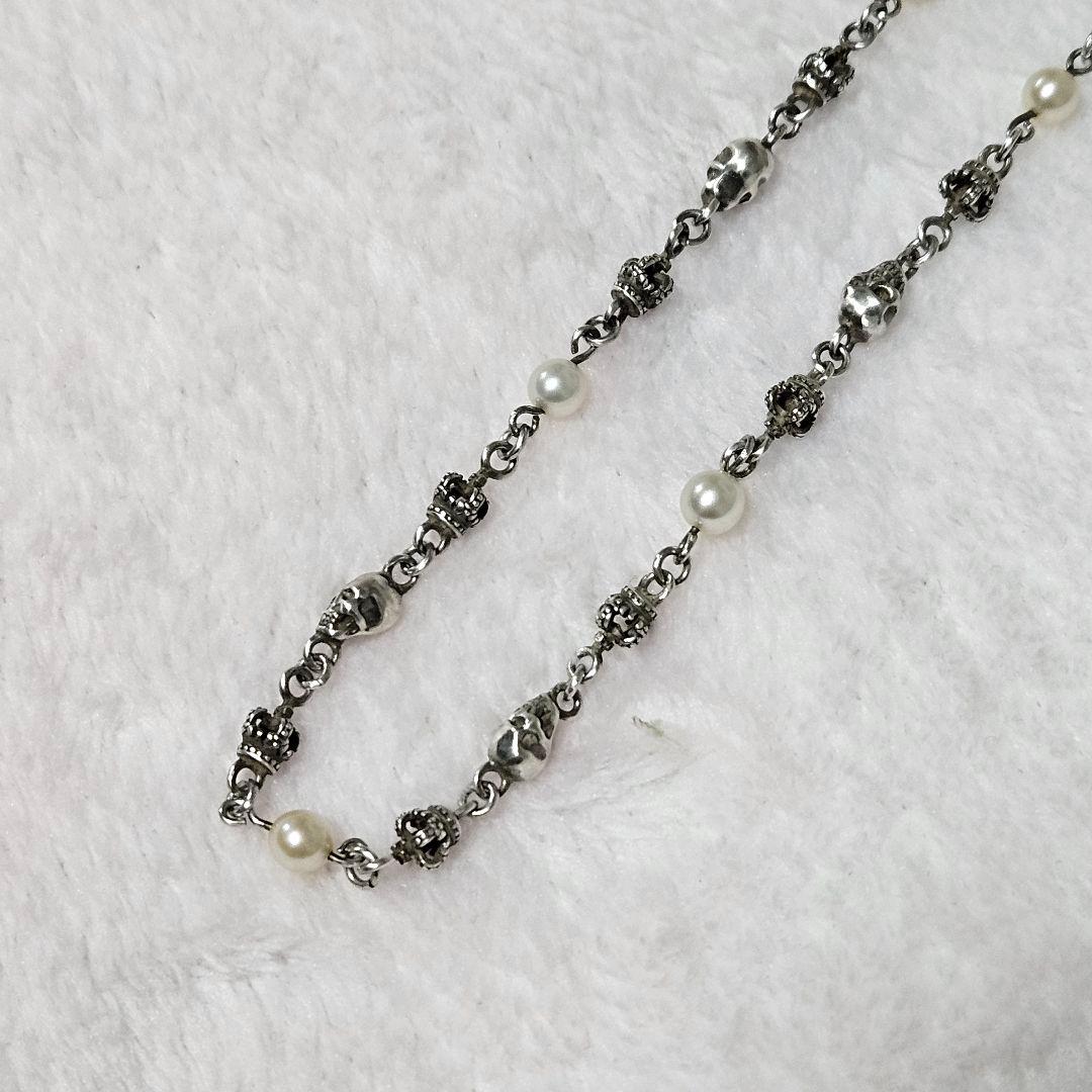 JUSTIN DAVIS SKULL DIVINE STONE チェーン50cm