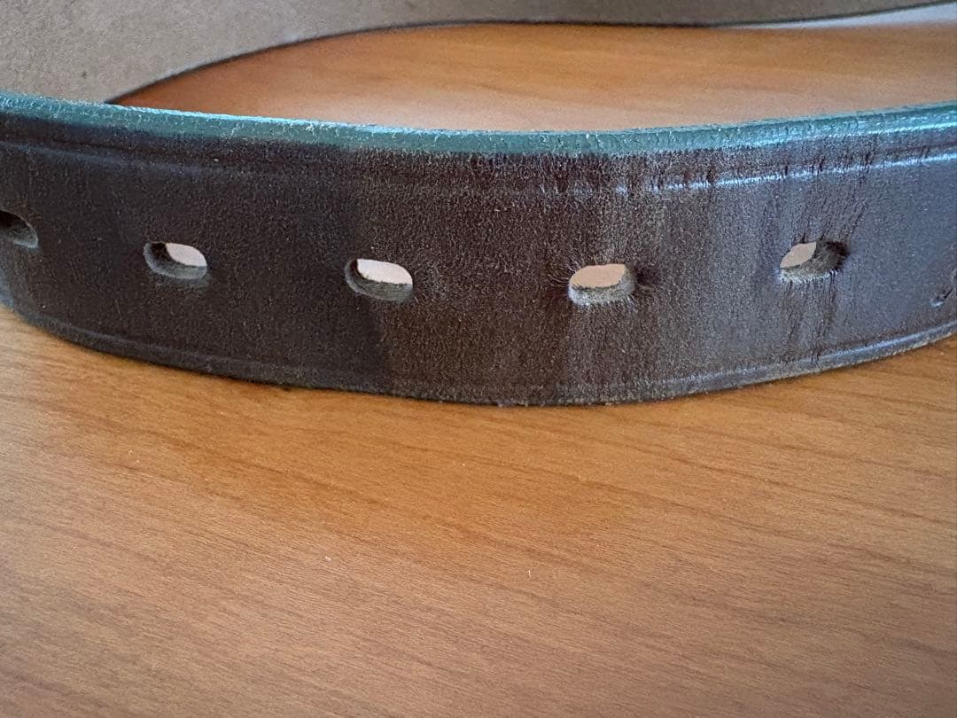 ナイジェルケーボンレザーベルト