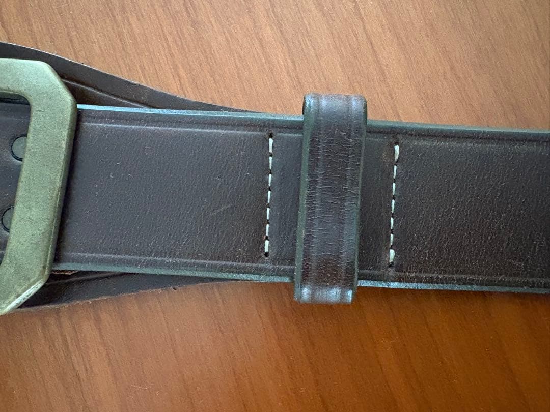 ナイジェルケーボンレザーベルト