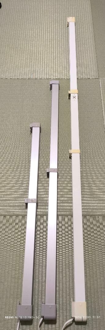 窓下電気ヒーター 3本セット