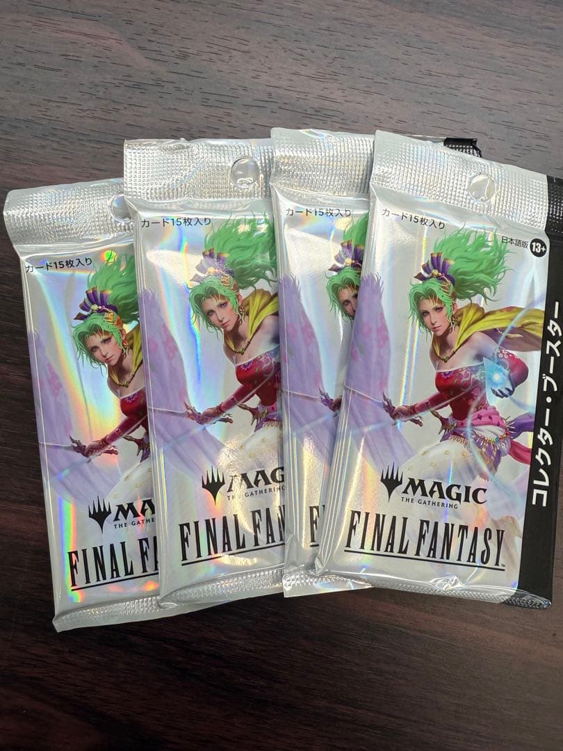 新品未開封 MTG FF コレクターブースター 日版　4パック
