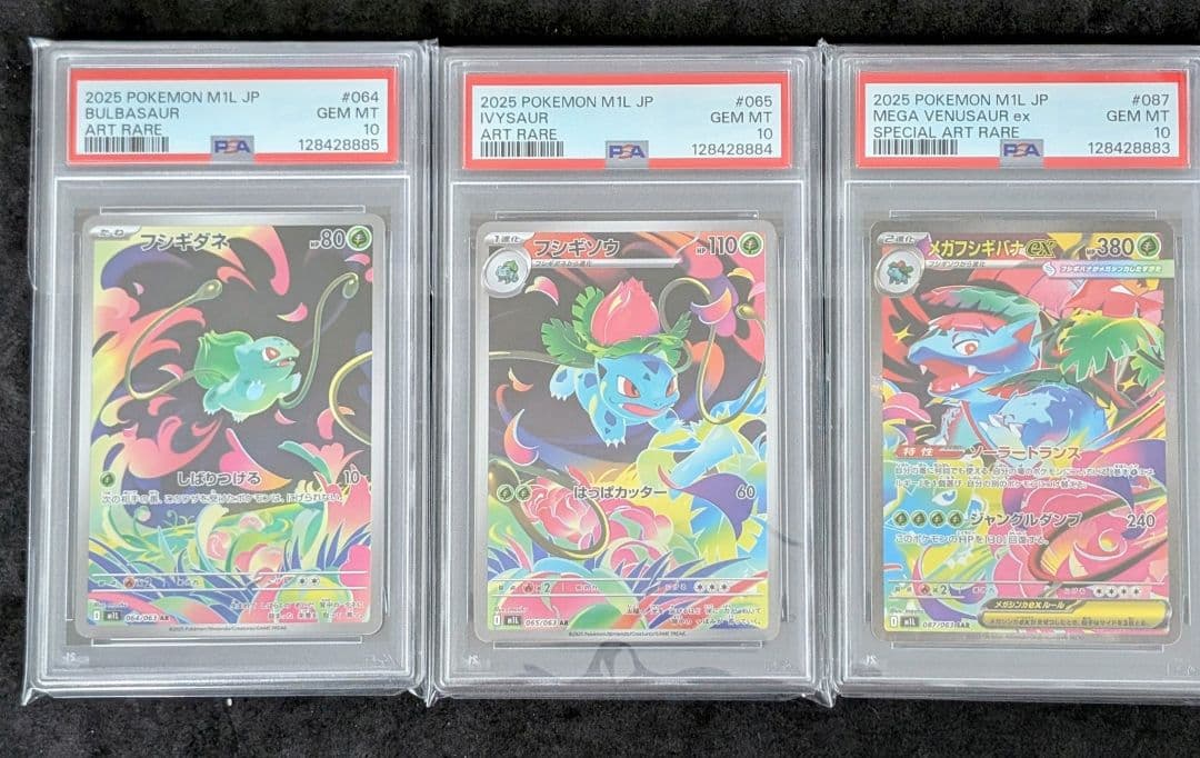 【PSA10】メガフシギバナ　進化ライン3連番