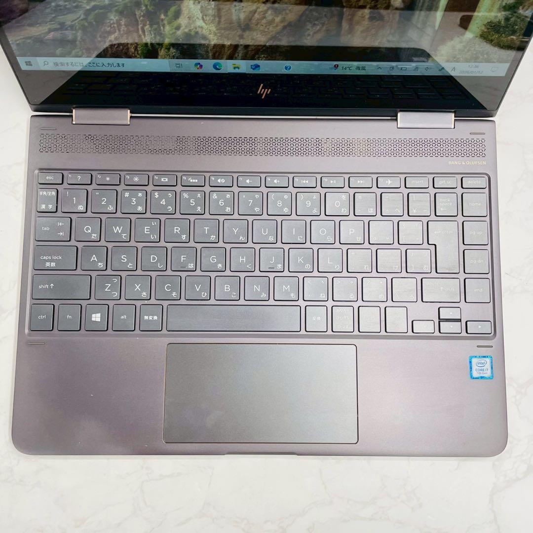 Windowsノート本体 HP Spectre x360 13 i7 7500U 16GB 1TB