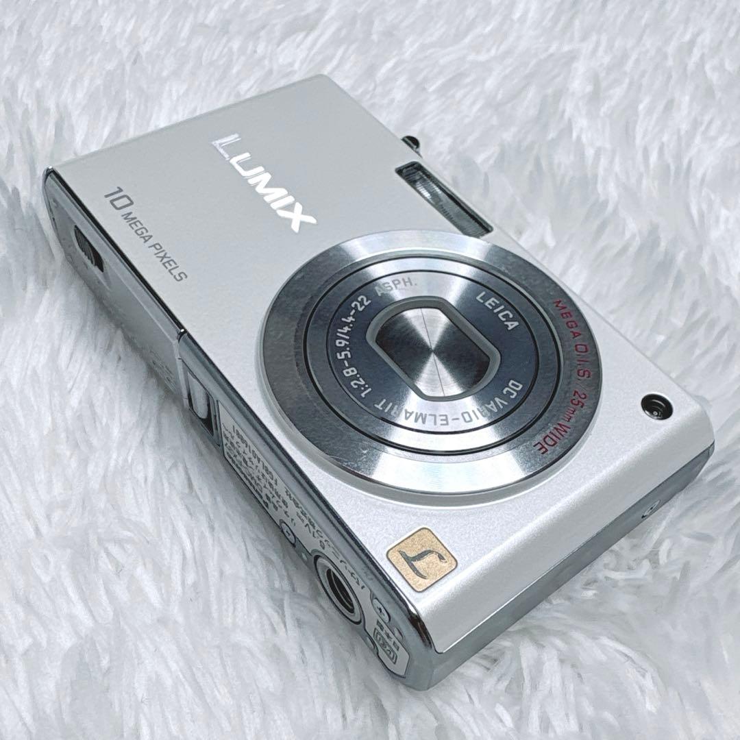 【動作品】Panasonic LUMIX デジカメ DMC-FX37 ホワイト