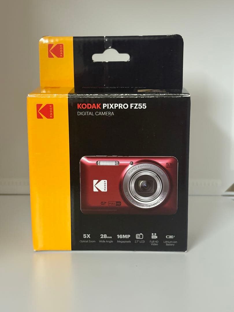 Kodak PIXPRO FZ55 デジタルカメラ　レッド