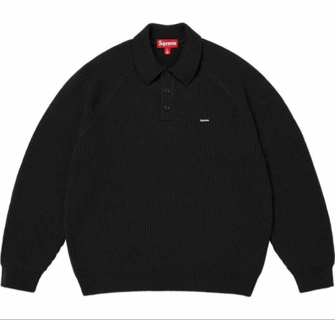 トップス Supreme Small Box Polo Sweater Black