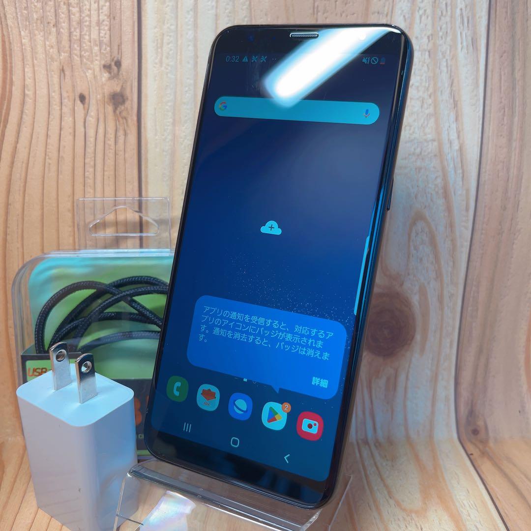 SIMフリー 本体 Galaxy S8 SCV36 64 GB 080 ブラック