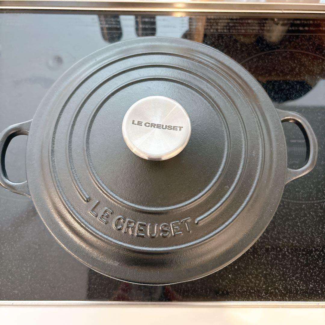 ル・クルーゼ　シグニチャー　ココット・ロンド 20 マットブラック