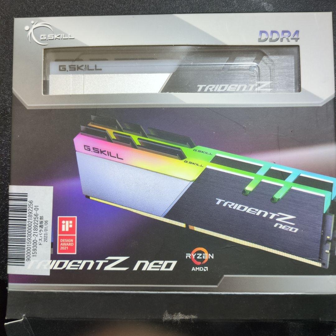 メモリー G.SKILL TRIDENT Z NEO DDR4-3600 16GBx2