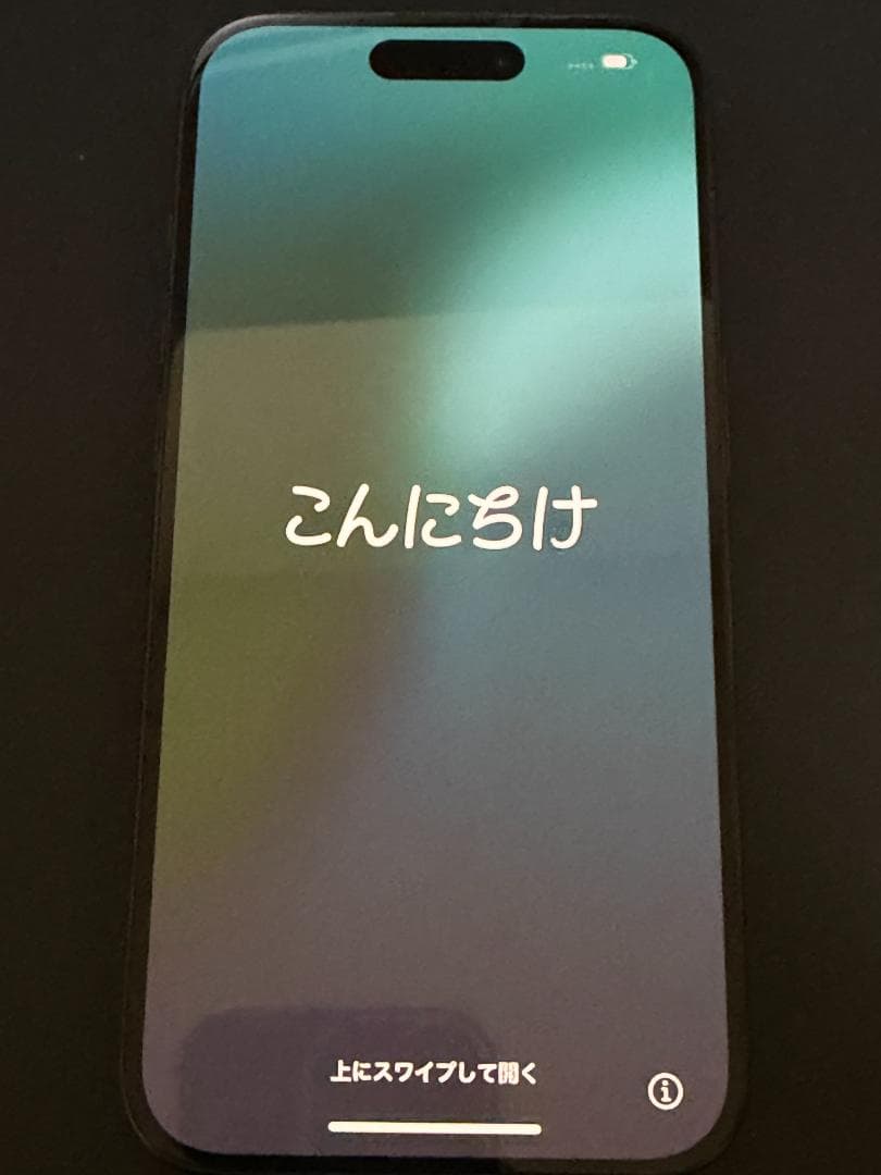 iPhone 15 Pro 128GBブラックチタニウム SIMフリー 動作良好