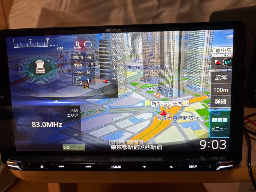 KENWOOD MDV 910HDL ９インチナビ