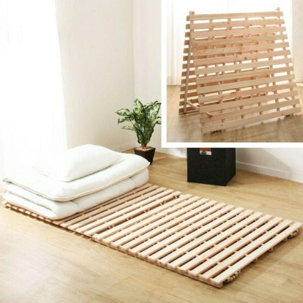 ニトリ　シングル 2つ折りすのこベッド2個セット