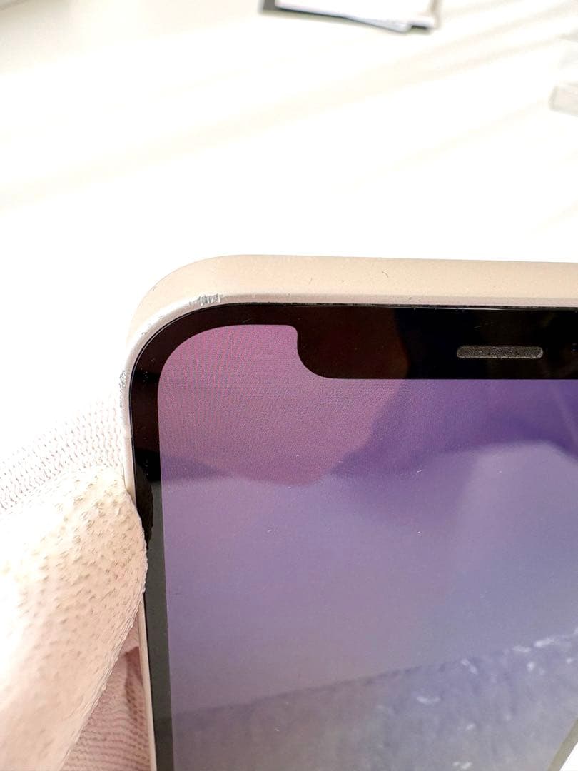 【31日迄値下げ】iPhone 12 mini ホワイト128GB保護フィルム付