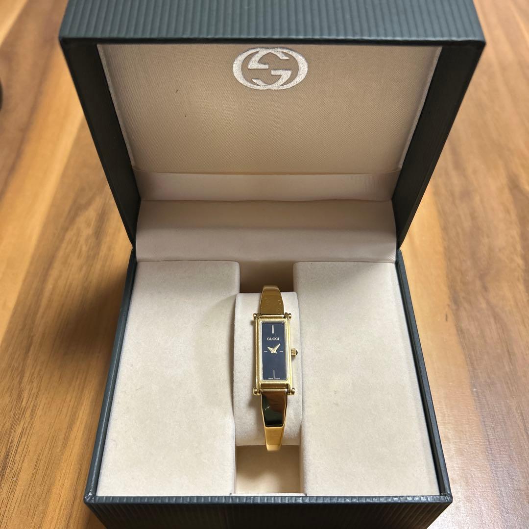 GUCCI レディースウォッチ ゴールド/ブラック