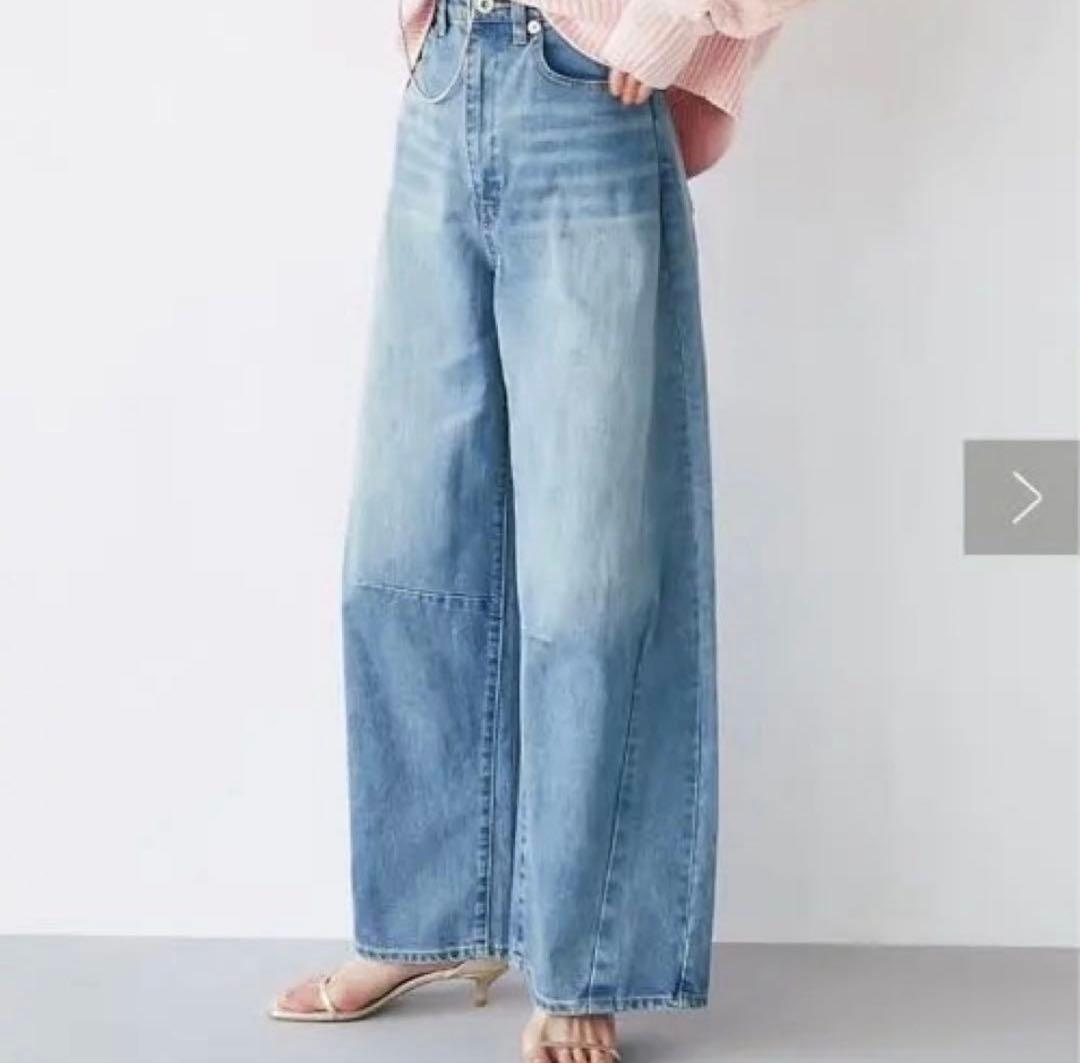 La boutique BonBon ラブティックボンボン　ワイドデニム