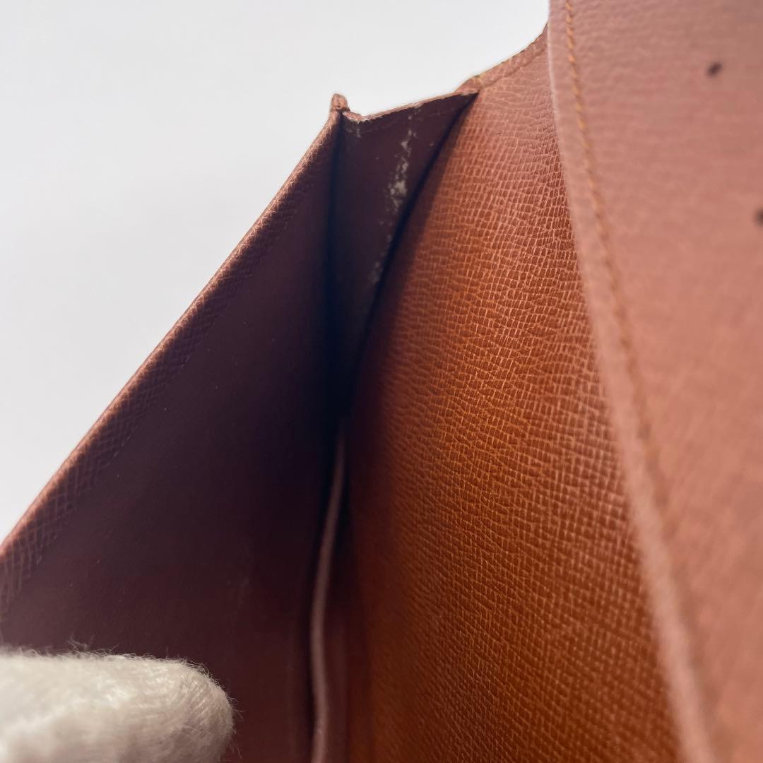 ●LOUIS VUITTON 長財布●ヴィトン モノグラム ポルトバルール お札