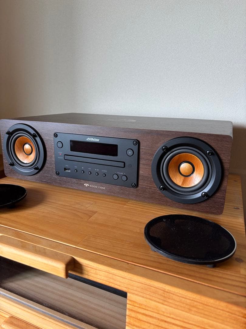 【値下げ】Victor EX-D6 ウッドコーンコンポ2025年10月購入