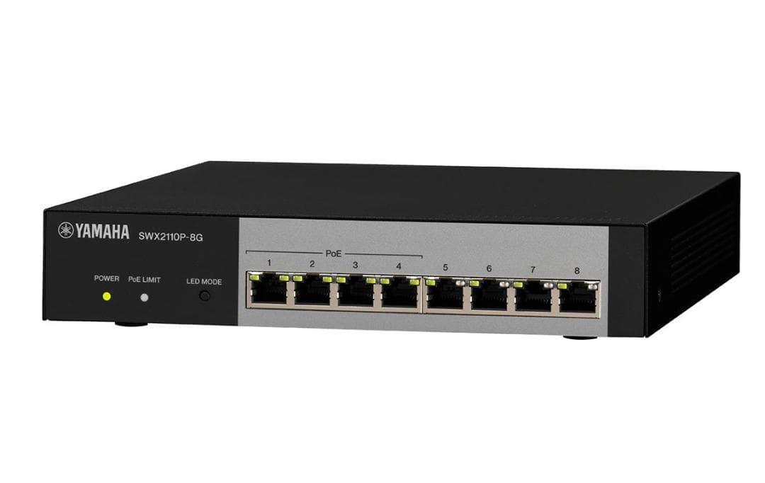 YAMAHA シンプルL2 PoEスイッチ SWX2110P-8G（美品）