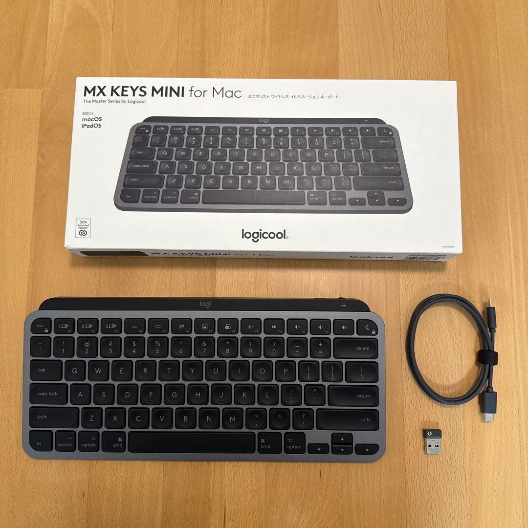 Logicool MX KEYS mini for Mac＋Logi Bolt付
