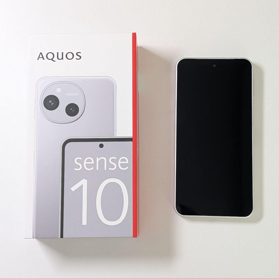 AQUOS sense10 ライトシルバー 6GB/128GB SIMフリー