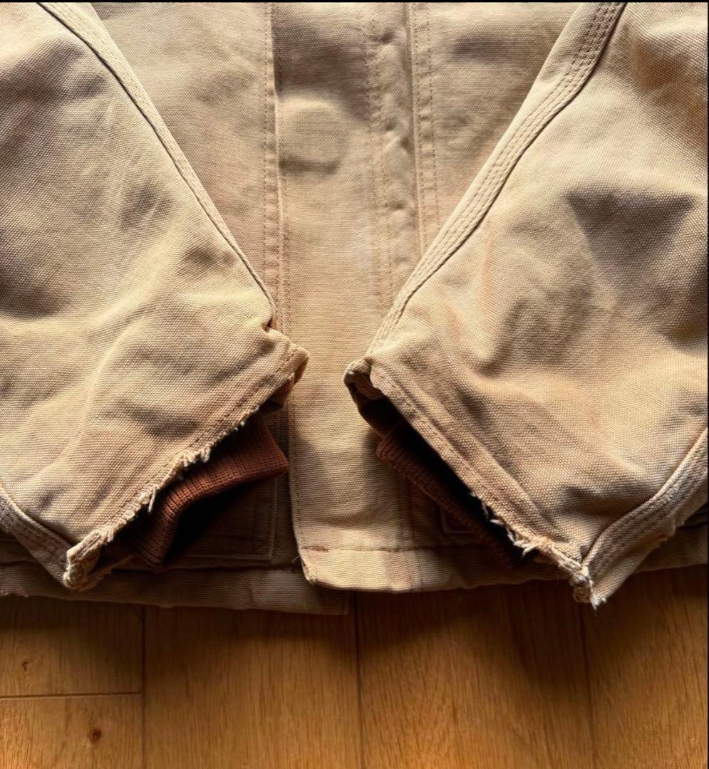希少サイズ美品 短丈 carhartt トラディショナルジャケット