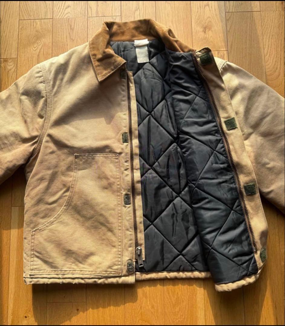 希少サイズ美品 短丈 carhartt トラディショナルジャケット