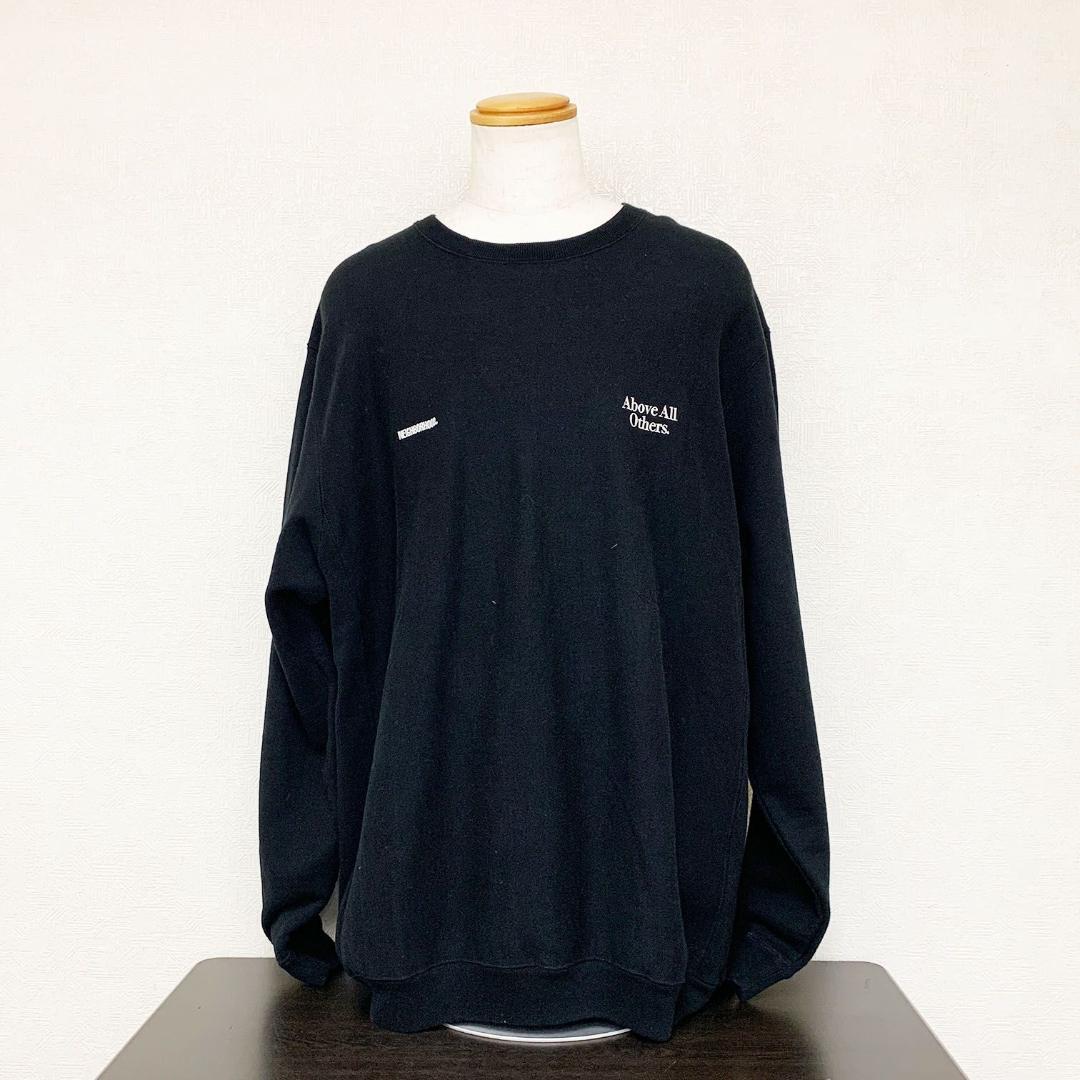 【コラボ】ネイバーフッド スウェット トレーナー ブラック 長袖 カットソー