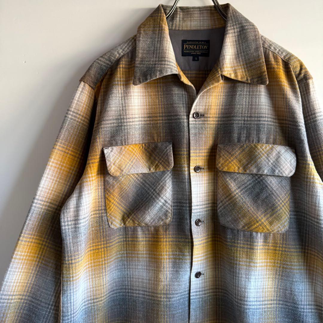 PENDLETON ペンドルトン オンブレチェックボードシャツループカラーシャツ