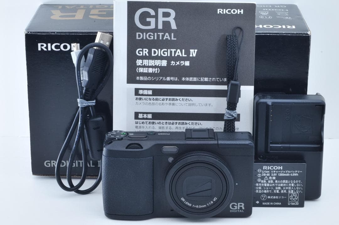 ■ほぼ新品■ リコー RICOH GR DIGITAL IV ≪S数4回≫