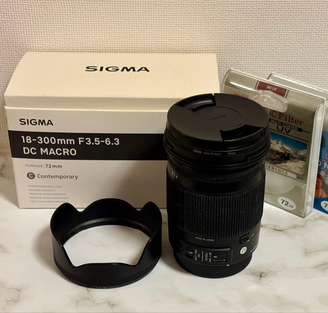 レンズ(ズーム) SIGMA 18-300mm F3.5-6.3 DC MACRO CANON