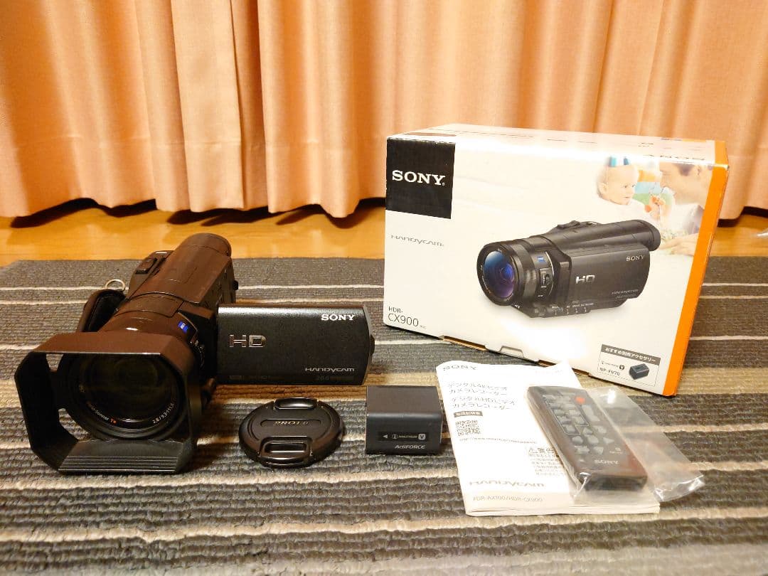 SONY Handycam HDR-CX900 / 1型センサー 付属品多数