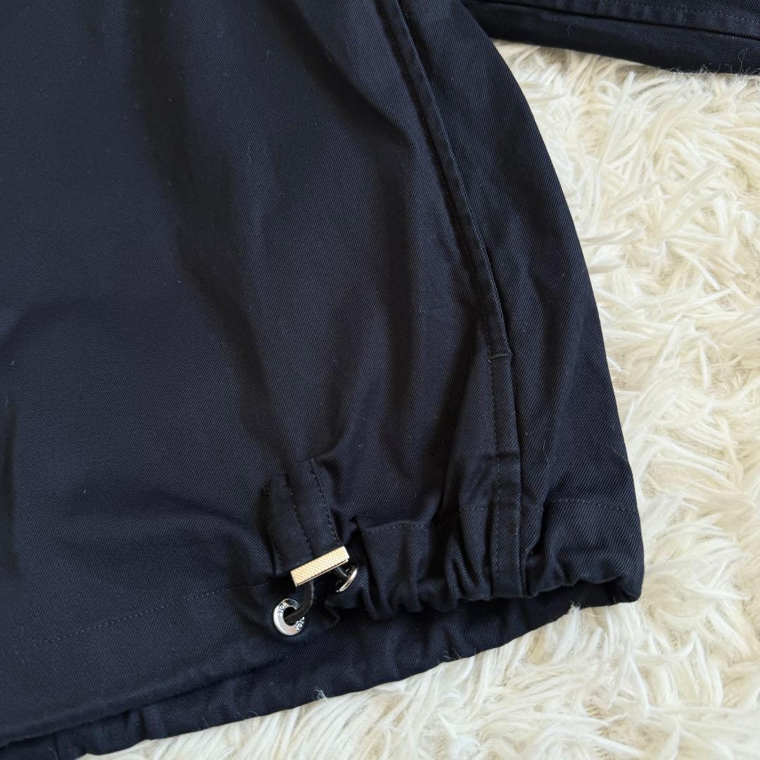 極美品　22ss　ディオールオム　ブルゾン　CDロゴ刺繍　ネイビー　Lサイズ