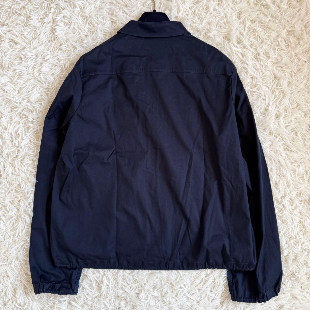 極美品　22ss　ディオールオム　ブルゾン　CDロゴ刺繍　ネイビー　Lサイズ