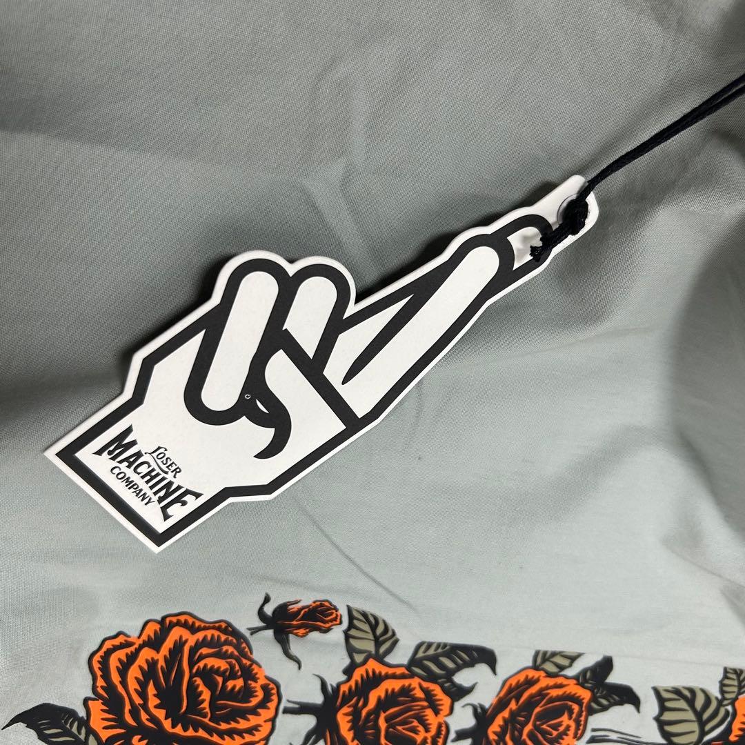 新品！ルーザーマシン 半袖シャツ マリア薔薇　バックプリント　XL