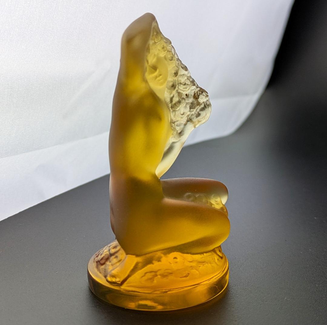 まーくんさん専用珍しい琥珀!★ラリック フィギュリン フロレアル アールデコ 裸