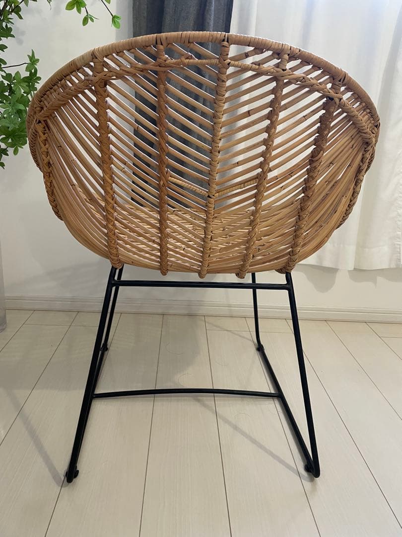 フランフラン　ラタンチェア　ナチュラル