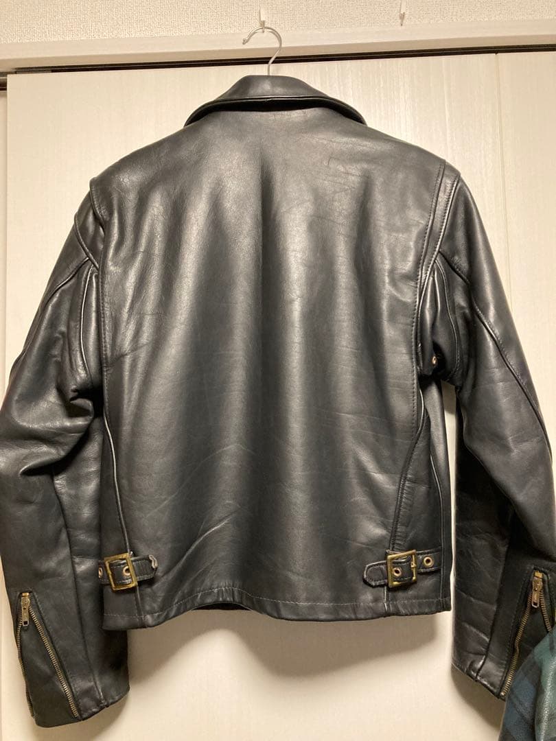 ゆうこりん【極美品】Schott 643Eレザージャケット38