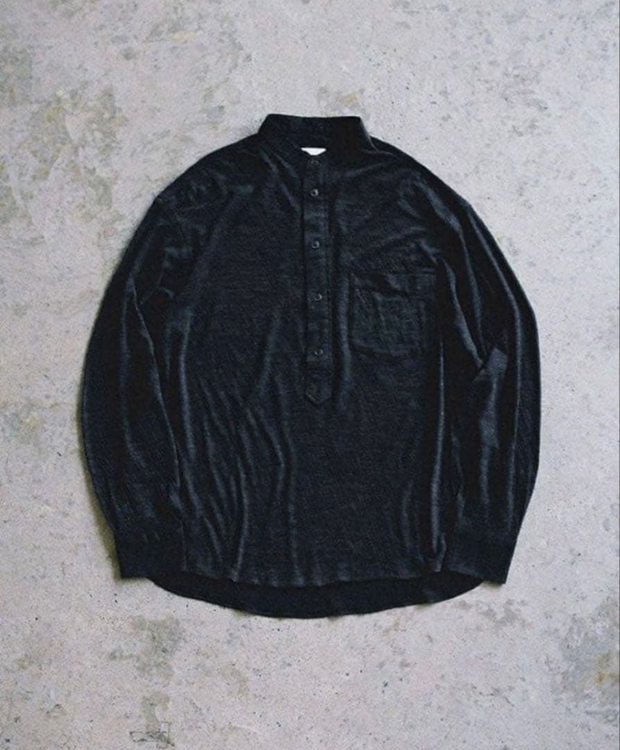 【LIDNM】WOOL KNIT PO SHIRT Sサイズ