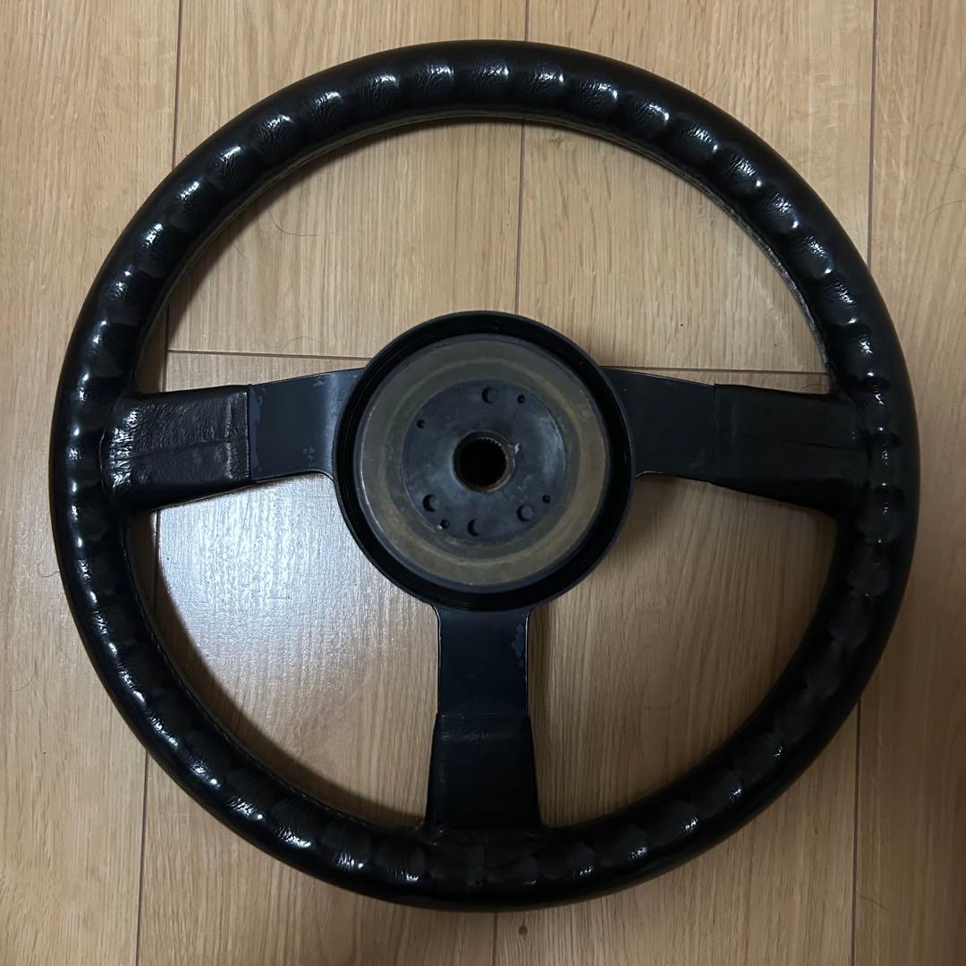 【当時物】TRDステアリング ホーンボタン付 激レア ハンドル ランクル 旧車