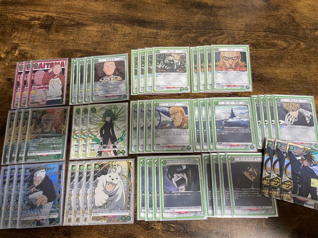 ユニオンアリーナ デッキ ワンパンマン サイタマ キング フルパラ スリーブ付き